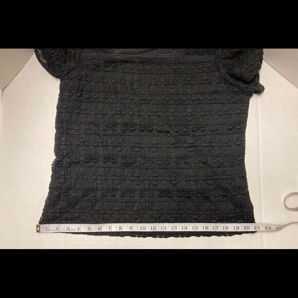 EAST‎ 5th, women’s lace top, black, XL, fully lined - Picture 5 of 8